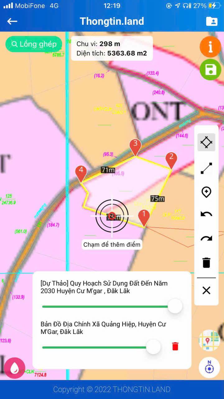 Đất nền 5 sào đường nhựa Hiệp Kết - Quảng Hiệp 1.85 tỷ - Sổ hồng chính chủ