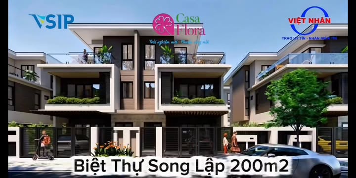 Biệt thự đơn lập 250m² tại Casa Flora VSIP Nghệ An - Đầu tư sinh lời ngay hôm nay!