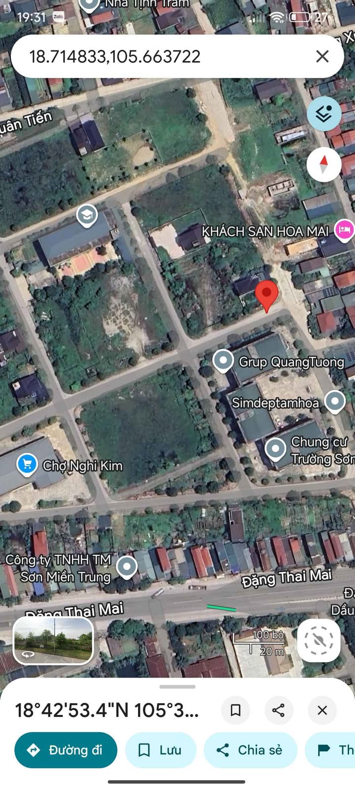 Đất lô góc Vinh Hưng 205m² giá 4 tỷ - Mặt đường 15m, chính chủ bán!