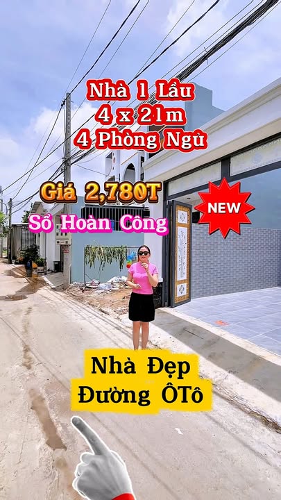 Nhà đẹp 1 lầu tại Tân Kim, Cần Giuộc - 85m² giá 2.78 tỷ - Sổ đỏ chính chủ!