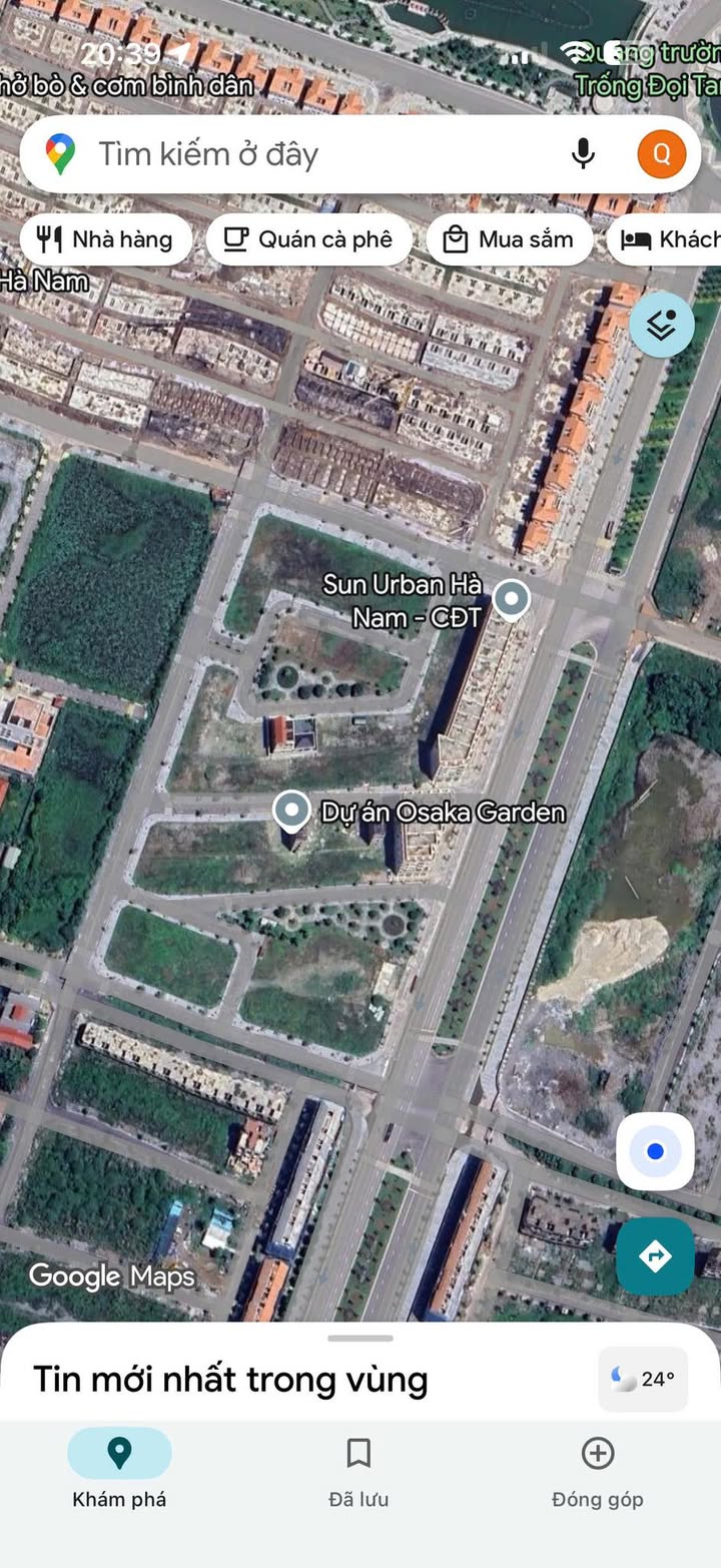 Lô đất liền kề KĐT Osaka Garden Hà Nam 108m² giá 7 tỷ - Cơ hội đầu tư hấp dẫn!