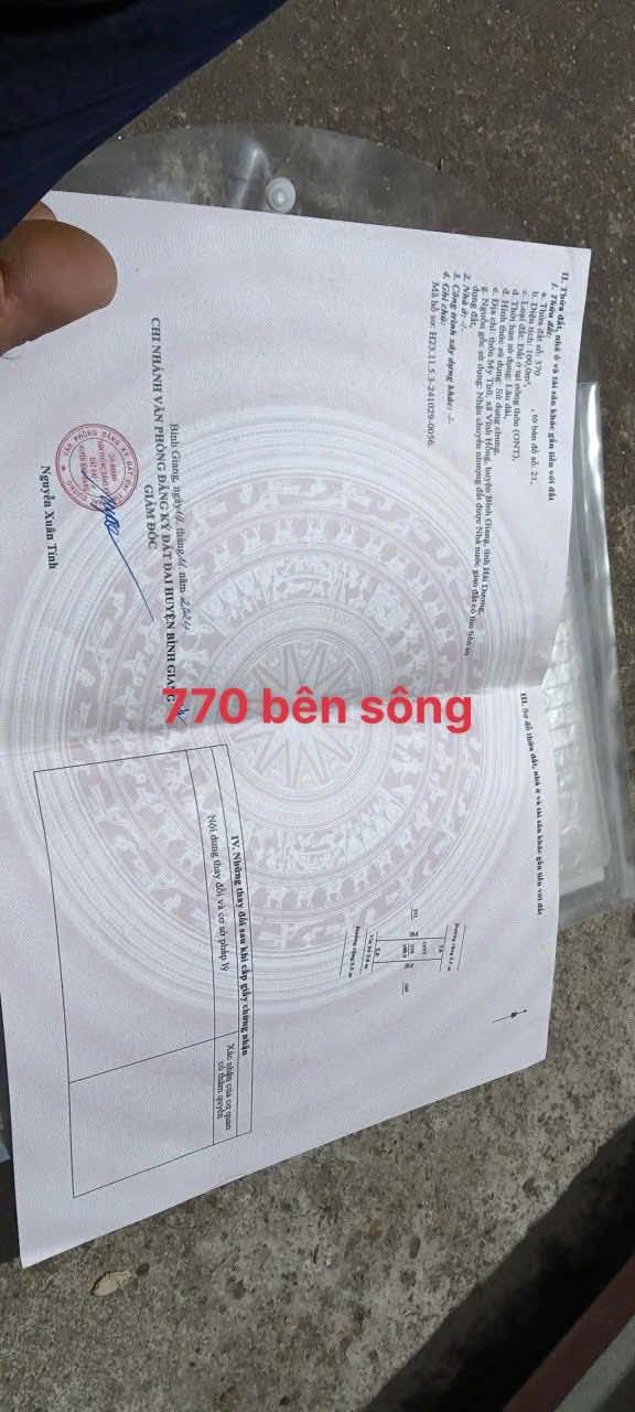 Đất nền Vĩnh Hồng 100m² giá 2.2 tỷ - Mặt tiền tỉnh lộ 395, đầu tư sinh lời!