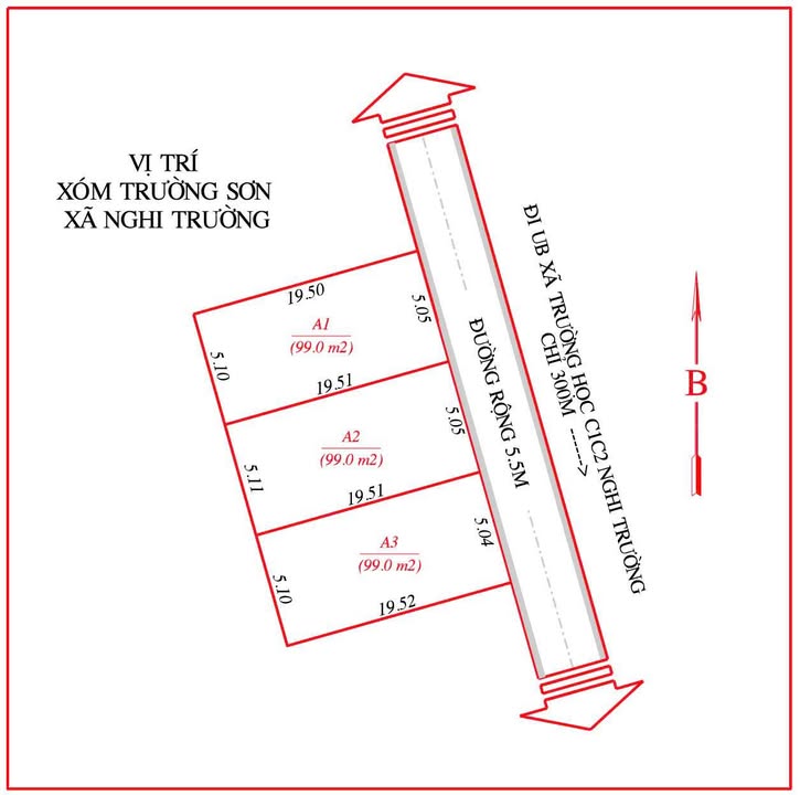 Đất Nghi Trường 100m² giá 1 tỷ - Đường lớn, vị trí thuận lợi!