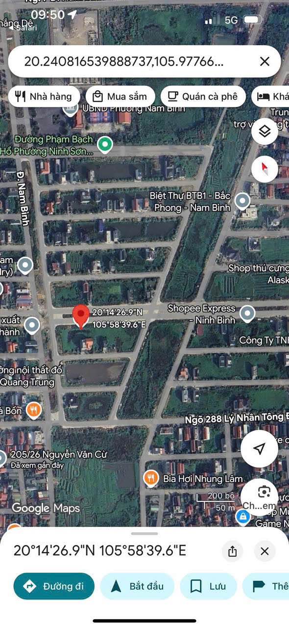 Đất nền Nam Bình, Hoa Lư 120m² hướng Bắc - Chính chủ bán gấp!