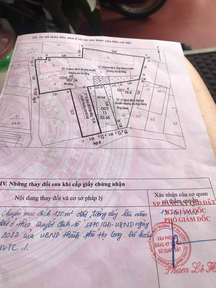 Đất nền Hồng Hải Hạ Long 357,34m² giá 10 triệu/m² - Cơ hội đầu tư tuyệt vời!