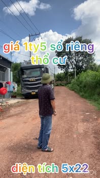 Đất thổ cư Trảng Bom 110m² giá 1.5 tỷ - Sổ đỏ chính chủ ngay KCN Sông Mây!