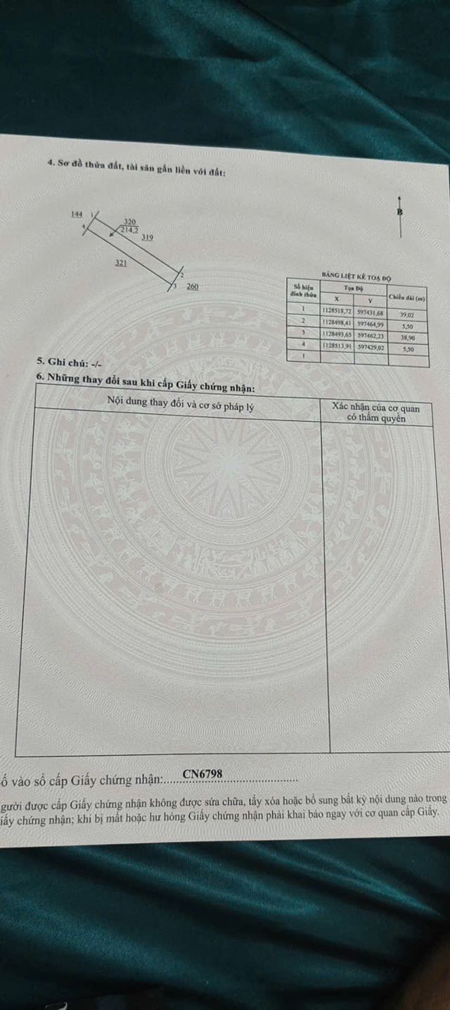 Đất nền Định Trung, Bình Đại 214m² giá chỉ 160 triệu - Cơ hội đầu tư sinh lời!
