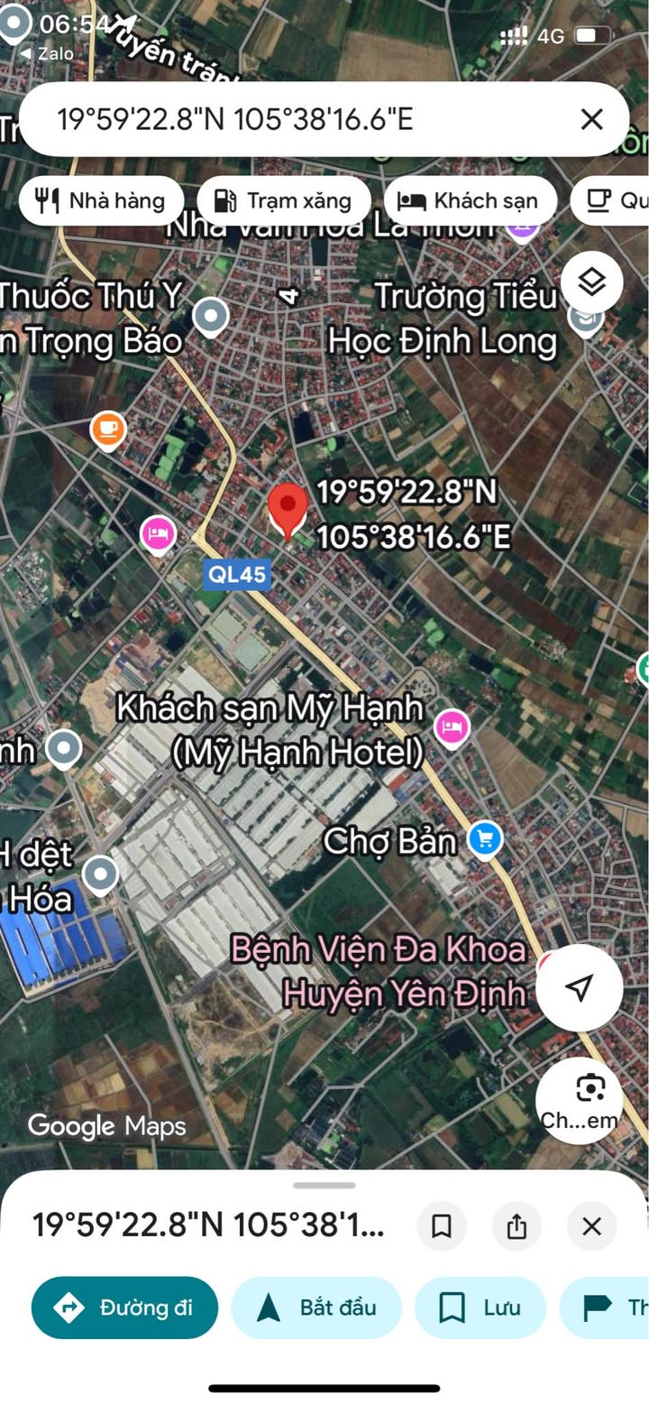 Đất nền Định Liên Yên Định 137,5m² - Giá hợp lý, hướng Tây Bắc!