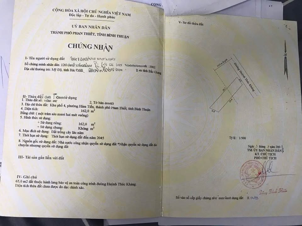 Mặt tiền FrontHouse Huỳnh Thúc Kháng, 162m² giá 6.017 tỷ - Cơ hội đầu tư tuyệt vời!