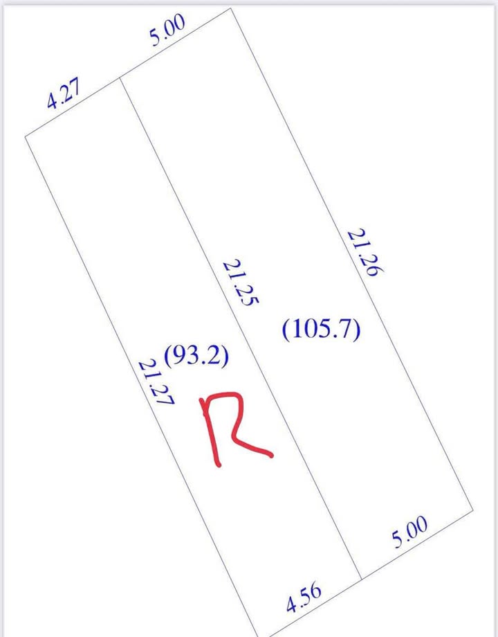 Đất mặt tiền đường Đinh Văn Chất, Hưng Đông 105.7m² giá 3 tỷ - Kinh doanh thuận lợi!