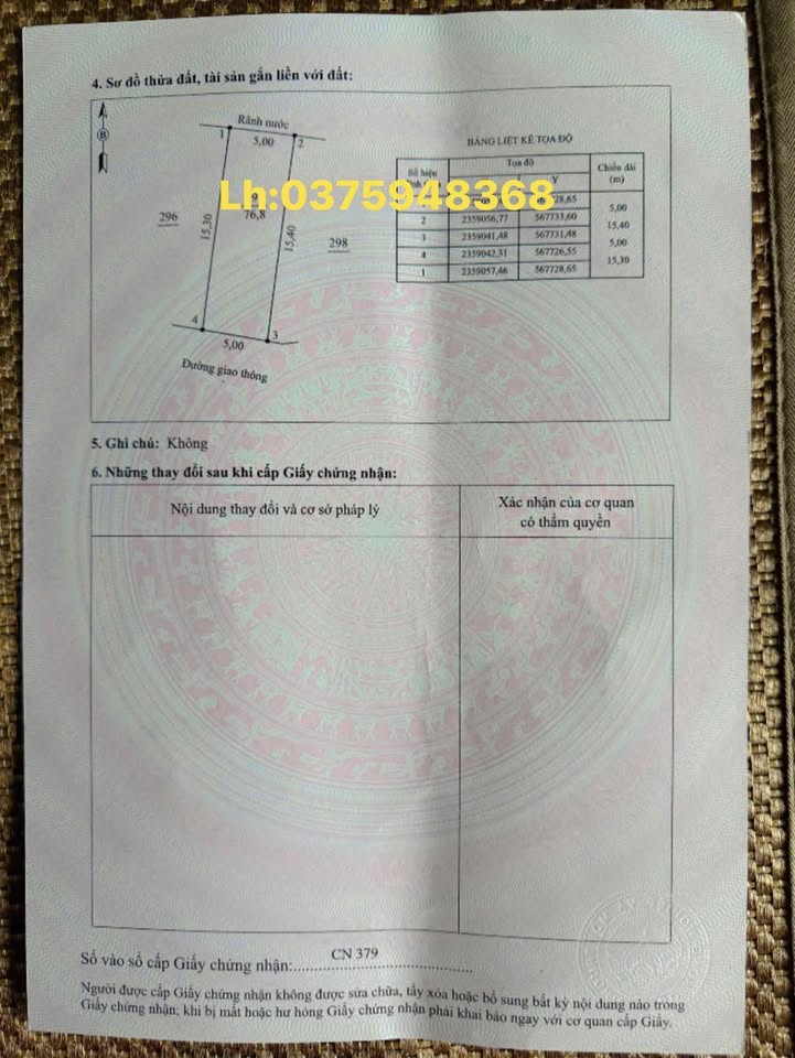 Đất nền Tân Dân, Việt Trì 76.8m² giá 4 tỷ - Vị trí trung tâm, tiện lợi di chuyển!