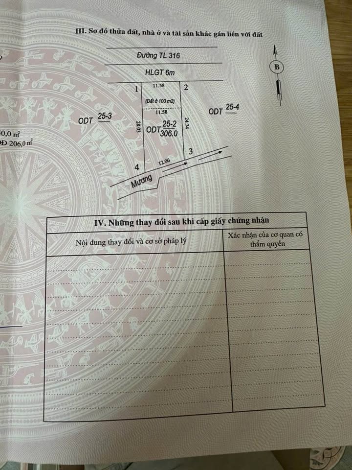 Đất chính chủ khu Liên Đồng, Thanh Sơn, Phú Thọ - 306m² giá 2 tỷ, vị trí đắc địa!