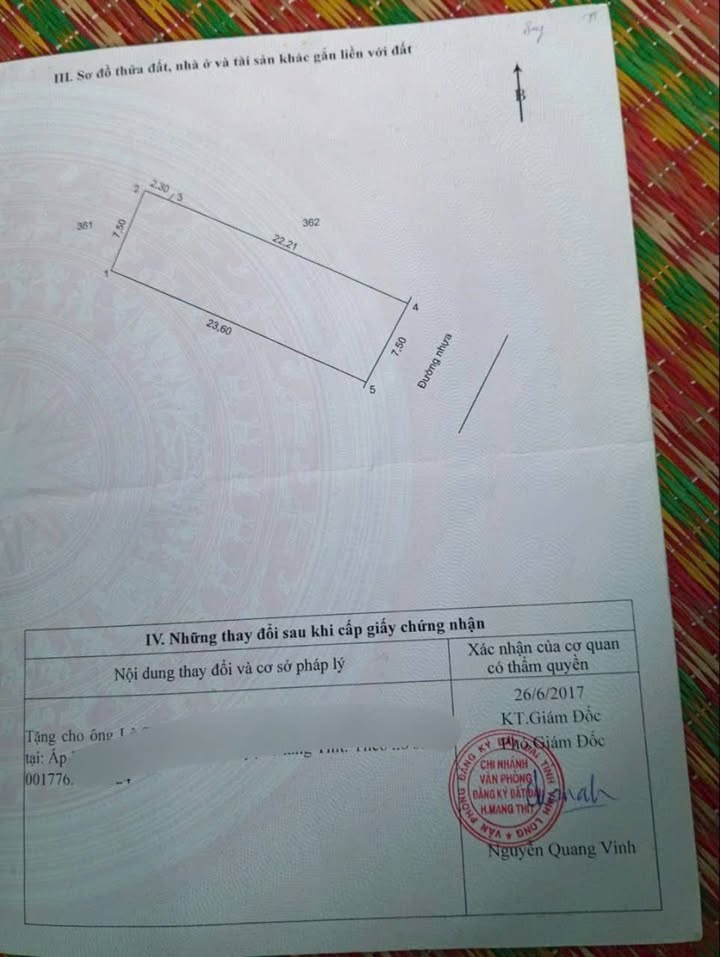 Đất Cái Nhum Vĩnh Long 266,8m² giá 900 triệu - Cơ hội đầu tư hiếm có!