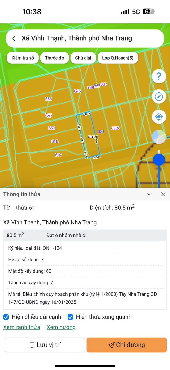 Lô đất thôn Phú Bình, Vĩnh Thạnh, Nha Trang 80m² giá 2.18 tỷ - Đầu tư lý tưởng!