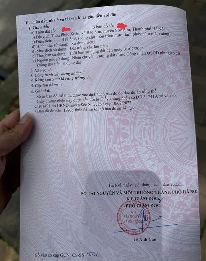 Kho xưởng 418,5m² tại Bắc Sơn, Sóc Sơn - Vị trí đắc địa, sẵn sàng giao dịch!