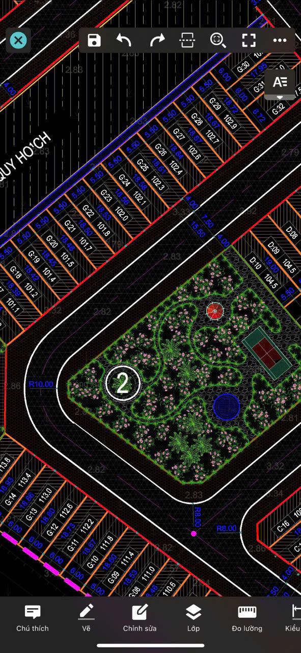 Đất nền dự án MBQH 725 Đông Khê 102m² giá 1.25 tỷ - Hướng Đông view công viên