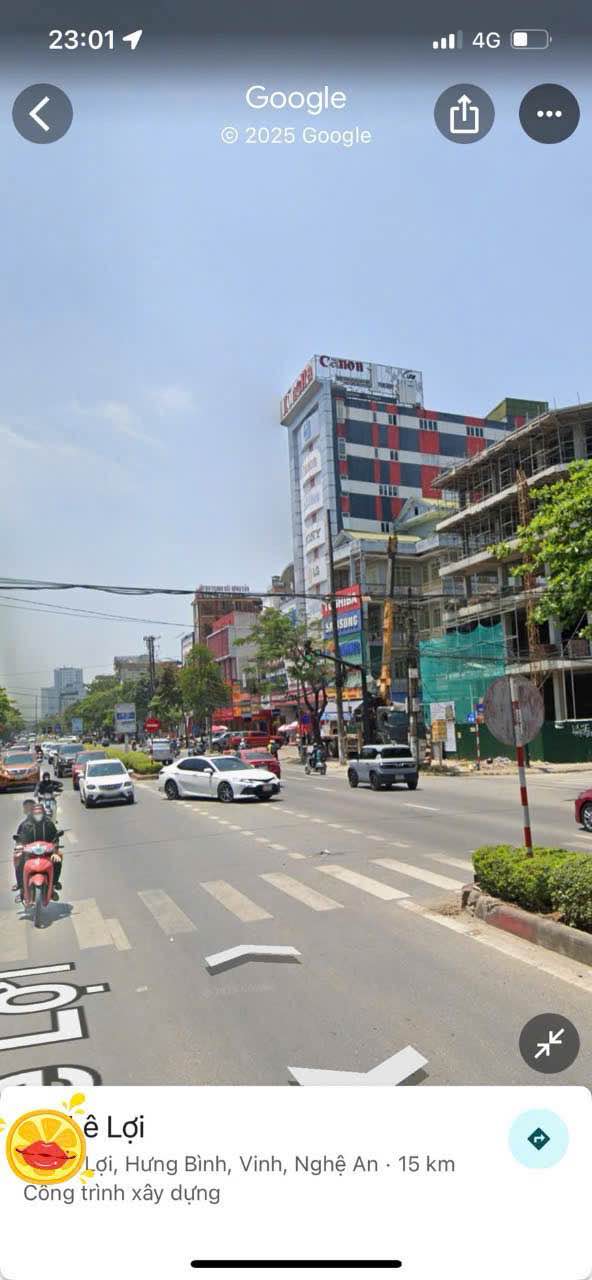 FrontHouse 500 Lê Lợi, TP Vinh 123.5m² giá 16 tỷ - Vị trí vàng trung tâm!