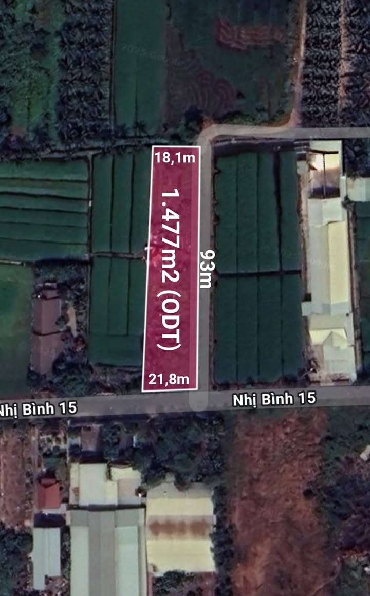 Đất nền Nhị Bình Hóc Môn 1477m² giá 32 tỷ - Đầu tư sinh lời ngay!