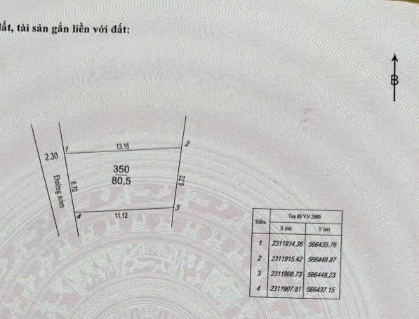 Đất Phú Nghĩa 80,5m² giá 1.9 tỷ - Chính chủ cần bán gấp!
