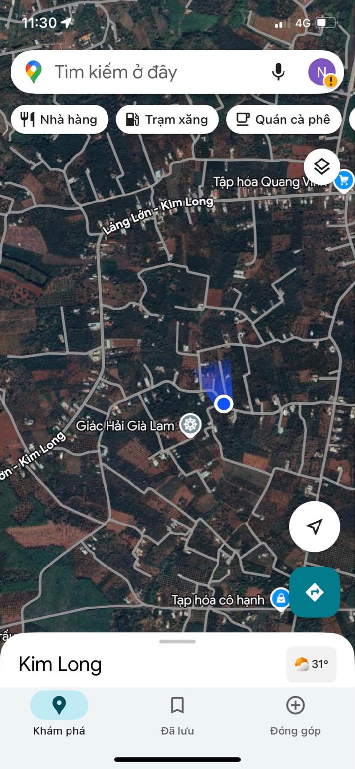 Đất thổ cư 289m² tại Kim Long, Bà Rịa - Vũng Tàu - Đầu tư sinh lời ngay!