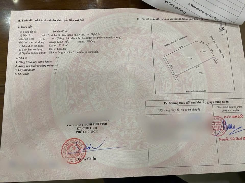 Đất lô góc Nghi Phú, Vinh 122.8m² giá 5 tỷ - Cơ hội đầu tư tuyệt vời!