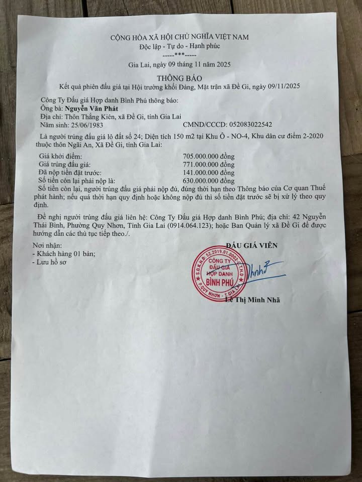 Đất nền Cát Khánh, Phù Cát 150m² giá 799 triệu - Cơ hội đầu tư tốt!