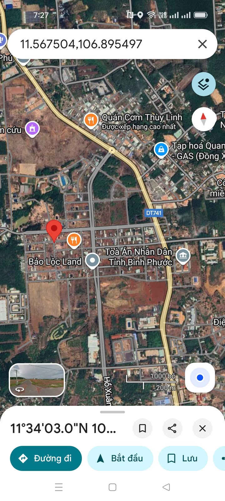 Đất nền góc 2 mặt tiền đường N8, phường Tân Phú, 220m² - Giá chỉ 1 tỷ VND!