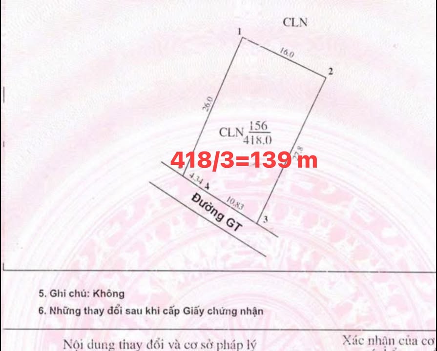Đất thổ cư Khu 6, Thị trấn Thanh Thủy 139m² giá 1 tỷ - Phong thủy đẹp, view thoáng đãng!