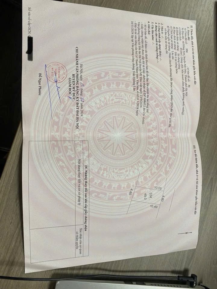 Đất nền Hồng Sơn, Mỹ Đức 49m² giá chỉ 1 tỷ - Tiện ích đầy đủ!