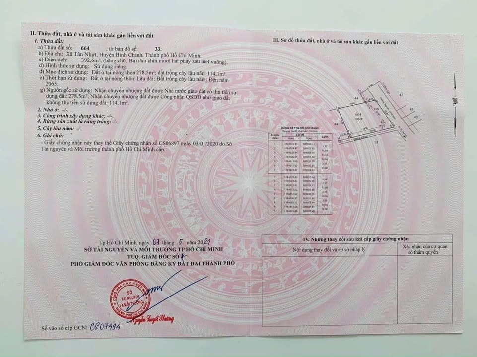 Đất góc 2 mặt tiền đường Nguyễn Đình Kiên, Tân Nhựt, Bình Chánh 392m² - Đầu tư sinh lời ngay!