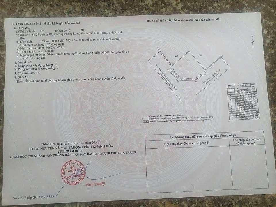 Đất lô góc 2 mặt tiền Dương Quảng Hàm, Nha Trang 133.9m² giá 14.7 tỷ - Đầu tư sinh lời ngay!