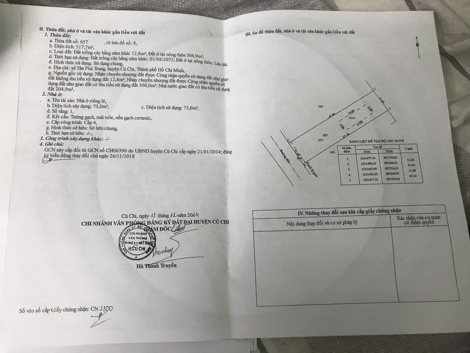 Đất mặt tiền đường Đặng Thị Giọt, Củ Chi 517m² giá 6.7 tỷ - Thích hợp làm xưởng cơ khí!