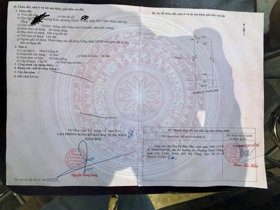 Nhà mặt tiền Lý Thường Kiệt, Hải Châu 52.9m² giá 8.7 tỷ - Đầu tư sinh lời ngay!