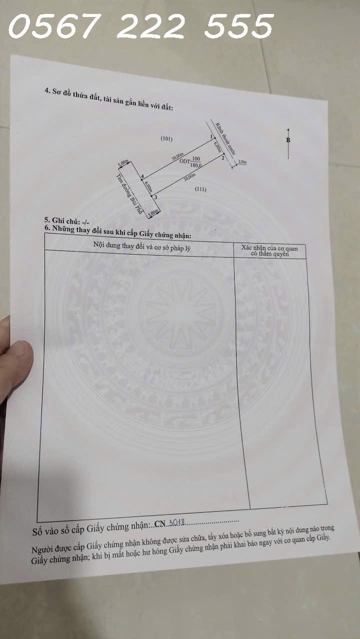 Lô đất mặt đường Phạm Văn Đồng, Tân Tiến 180m² giá chỉ 20 triệu - Cơ hội đầu tư hiếm có!