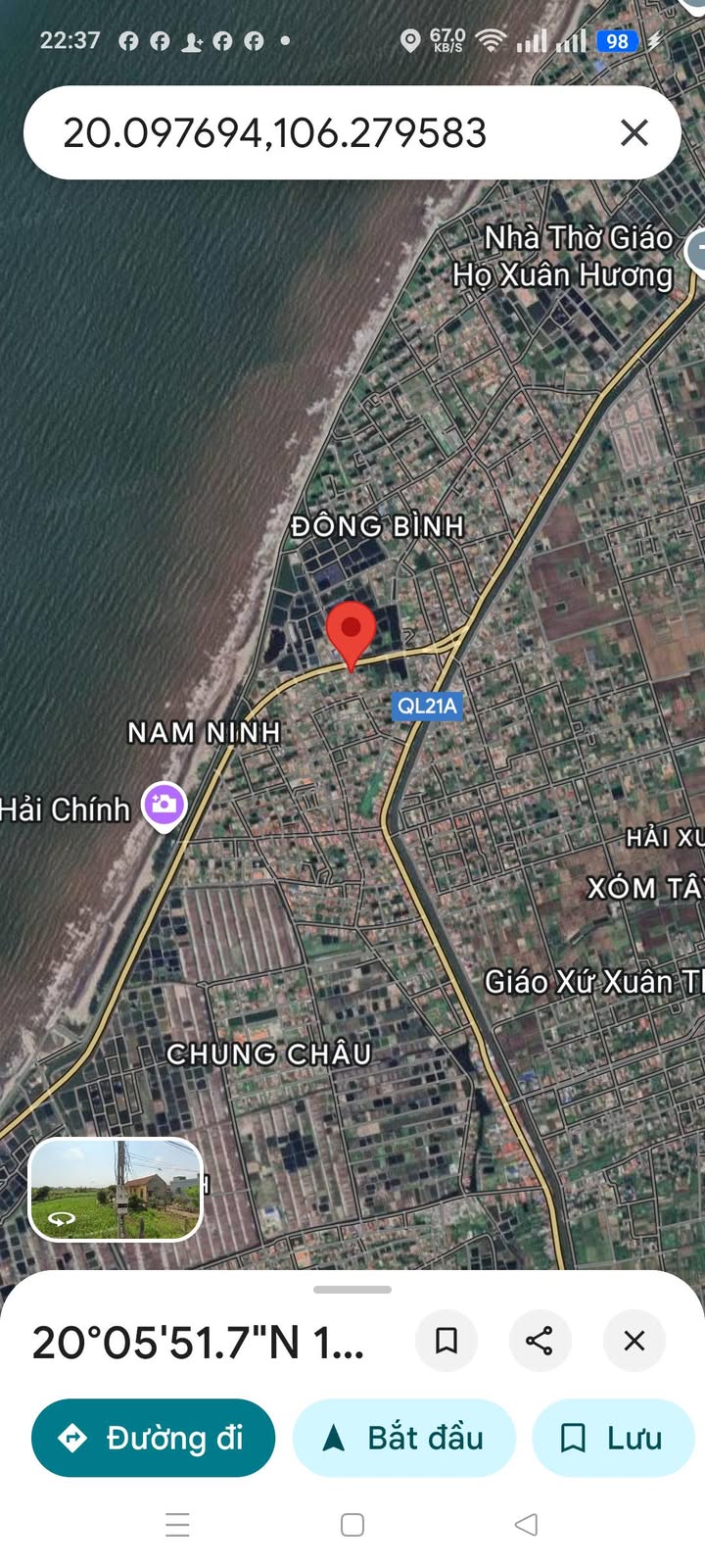 Đất nền Hải Chiều, Hải Hậu 221m² giá 5.084 tỷ - Cơ hội đầu tư tuyệt vời!