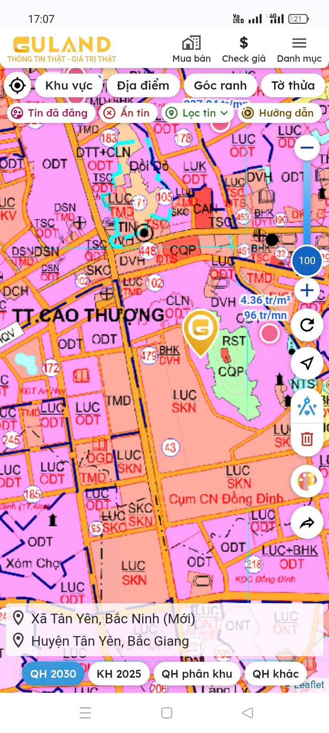 Đất nền Tân Yên Bắc Giang 324m² - Giá chỉ 1.5 tỷ, đầu tư sinh lời ngay!