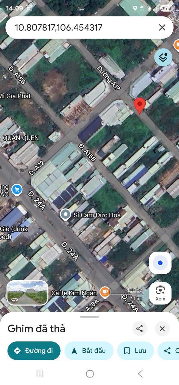 Đất nền KDC Tân Đức, Đức Hòa, Long An 125m² giá 1.58 tỷ - Sổ hồng riêng, vị trí đẹp!