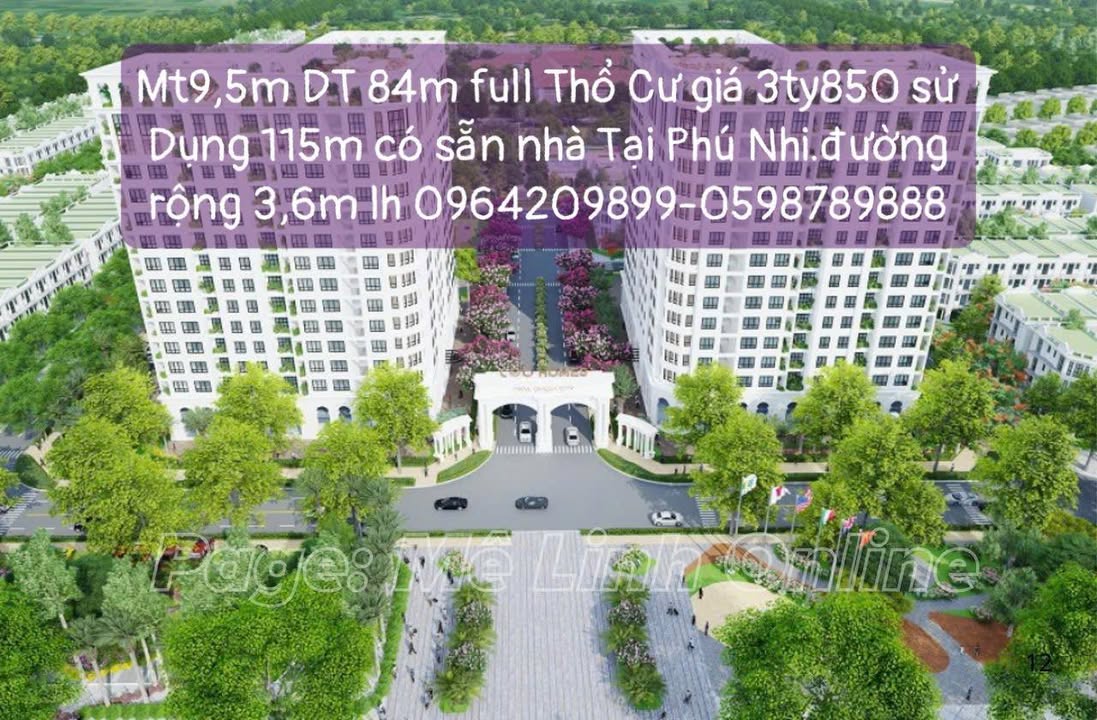 Đất Phú Thịnh Sơn Tây 84m² giá 3.85 tỷ - Sổ hồng chính chủ, xây dựng tự do!