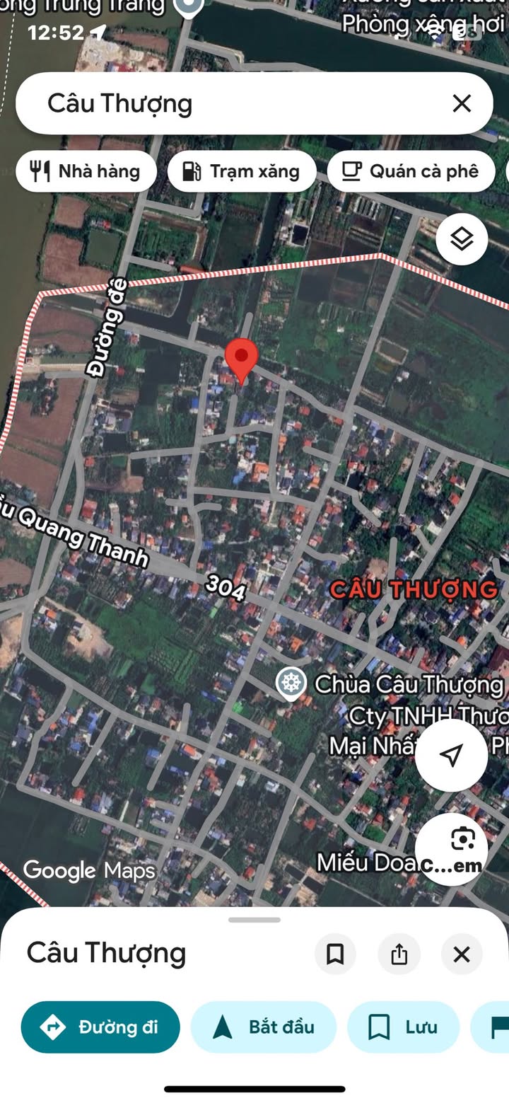 Đất thổ cư Câu Thượng, An Lão 64.4m² giá 500 triệu - Hướng Tây Bắc sinh khí!