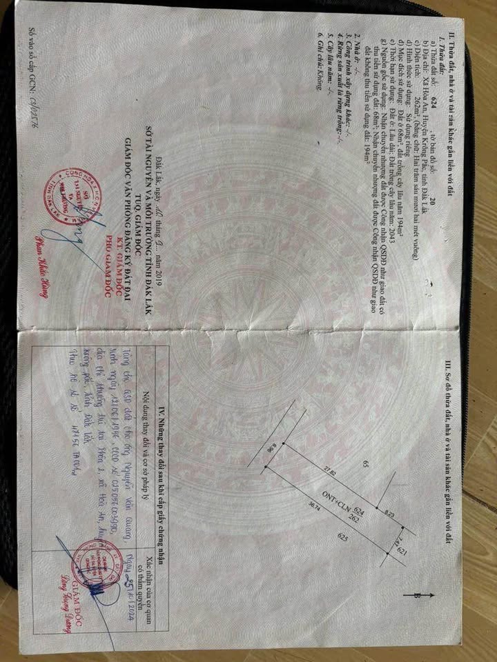 Lô đất Hòa An, Ea Kar 252m² giá 2.394 tỷ - Sổ đỏ chính chủ, vị trí đắc địa!