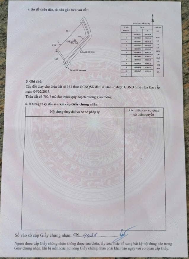 Đất nền Xuân Phú, Ea Kar, Đắk Lắk 900m² - Đường bê tông, giá thỏa thuận!