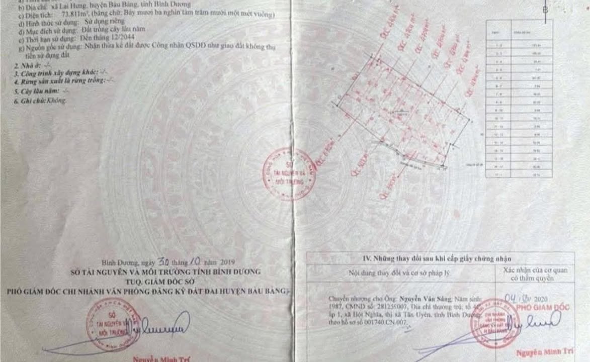 Đất SKC 7,3ha Lai Hưng, Bến Cát giá 3,5 triệu/m² - Cơ hội đầu tư tuyệt vời!