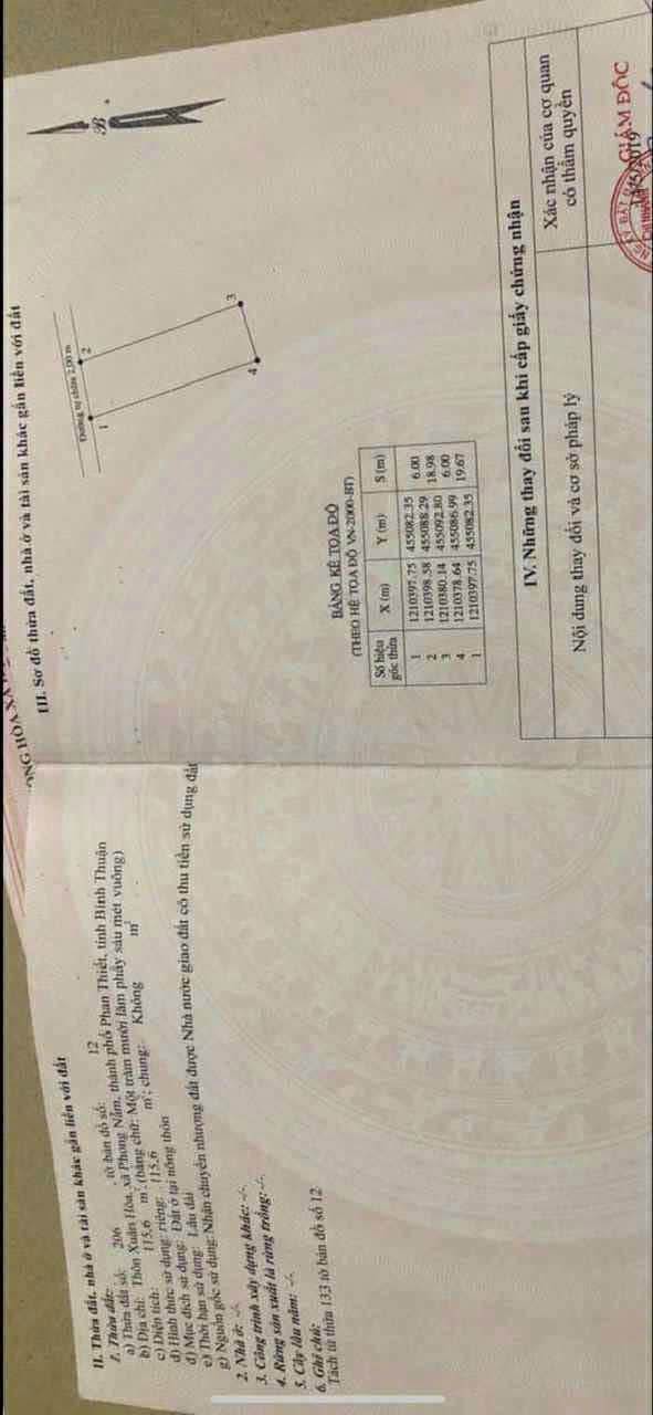 Đất thổ cư Phường Bình Thuận 115m² giá 1.7 tỷ - Sổ đỏ sang tên ngay!