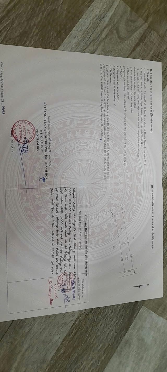 Đất nền Hoằng Ngọc 158m² giá thỏa thuận - Ngõ ô tô vào, tiện ích đầy đủ!