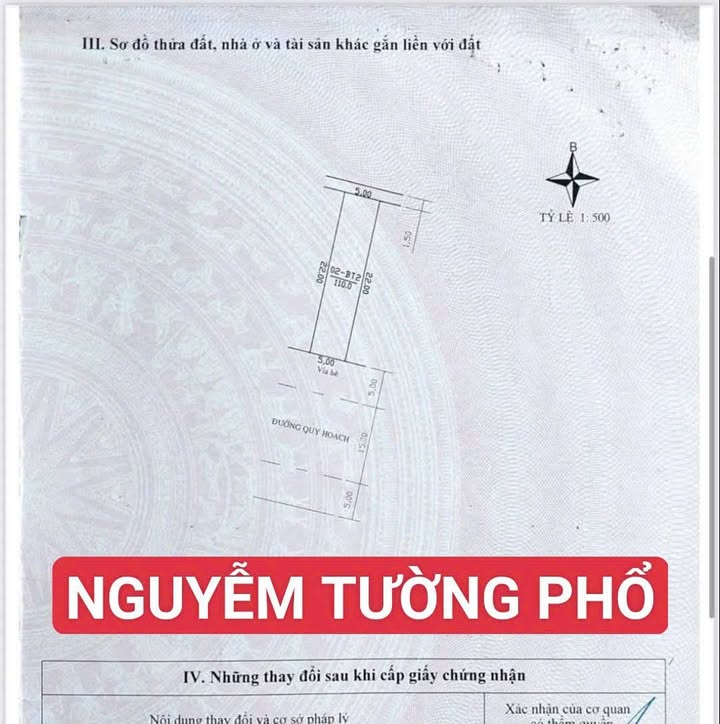 Đất 110m² mặt tiền đường Nguyễn Tường Phổ, Đà Nẵng - Giá 6.35 tỷ thương lượng!