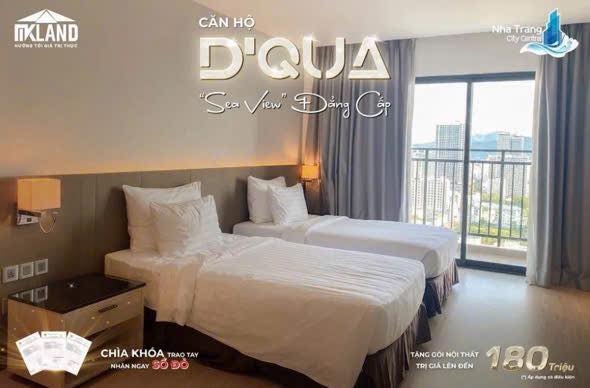 Condo The DQua Nha Trang 71m² giá 3.8 tỷ - Dòng tiền ổn định 18-20 triệu/tháng!