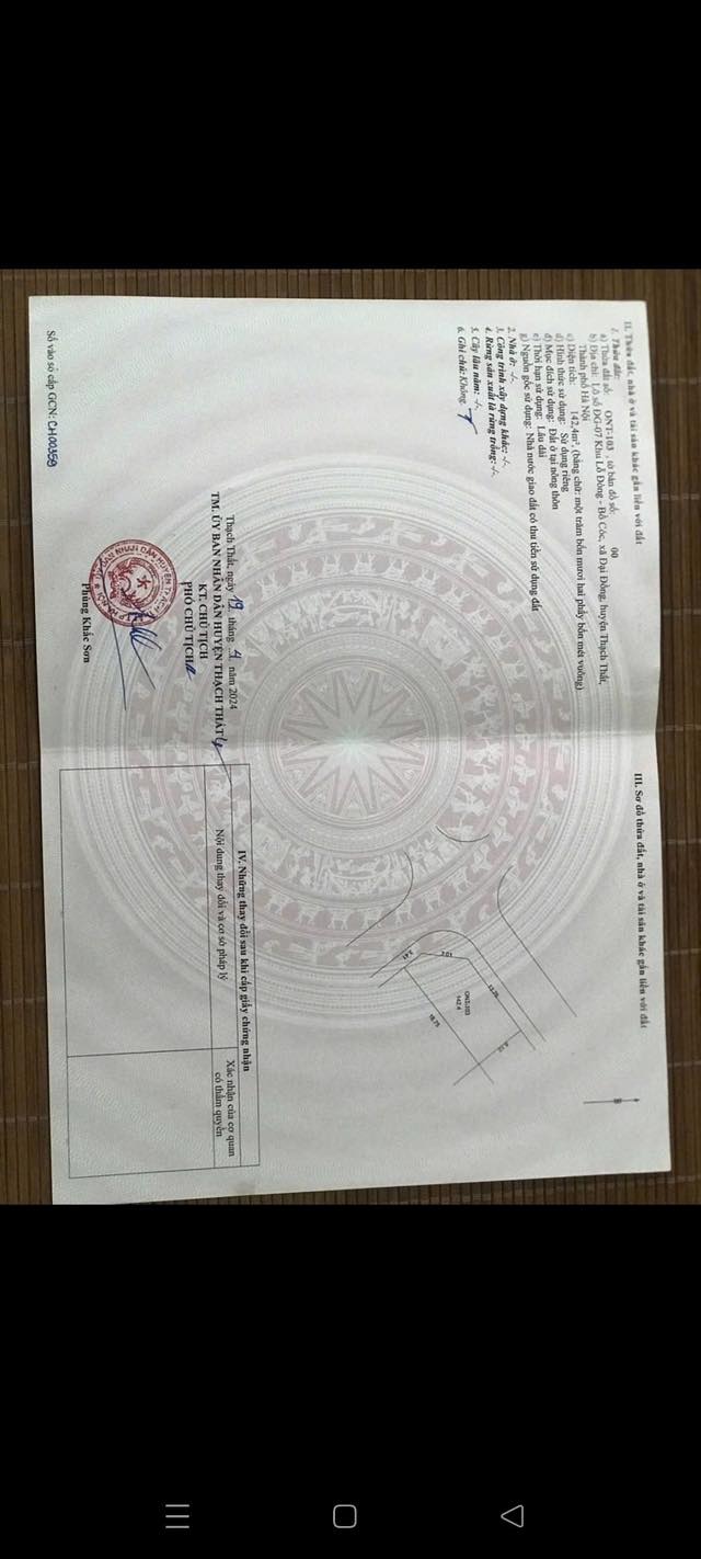 Đất đấu giá Đại Đồng, Thạch Thất 142m² - Cơ hội đầu tư hấp dẫn!