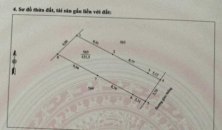 Đất thổ cư Minh Phương, Việt Trì 121m² giá 2.25 tỷ - Cơ hội đầu tư tốt!