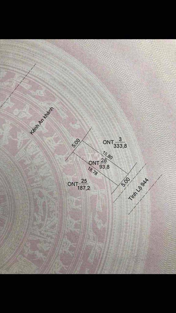 Đất nền mặt tiền đường Tỉnh lộ 944, xã Long Kiến, 93.8m² giá 620 triệu - Đầu tư sinh lời ngay!