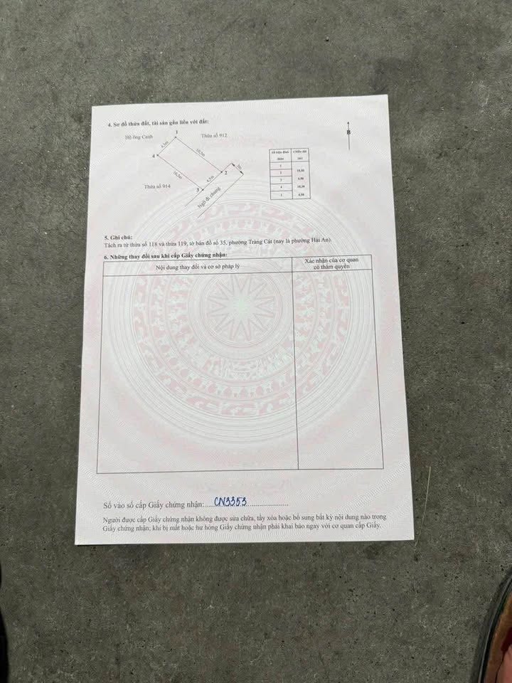 Đất nền Tràng Cát Hải Phòng 46m² giá 1 tỷ - Ô tô vào tận nơi!